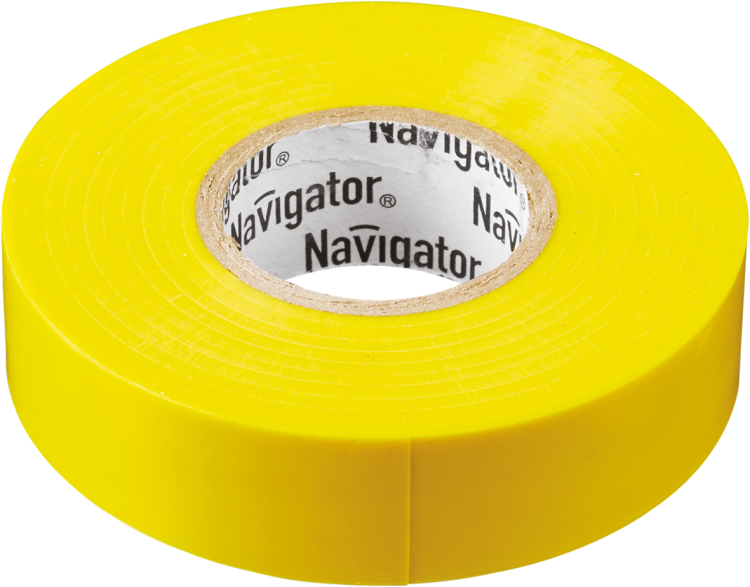 Изолента NIT-B15-20/Y жёлтая | 71105 | Navigator