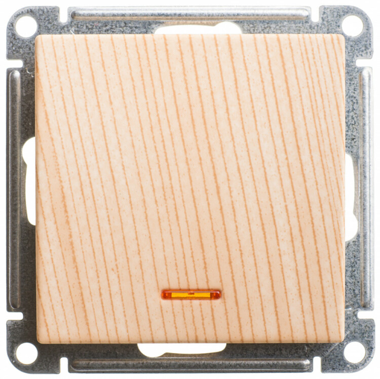 Wessen 59 Сосна Переключатель 1-клавишный с подсветкой 10АХ | VS610-157-7-86 | Schneider Electric