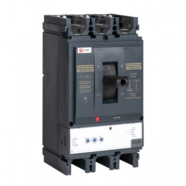 Автоматический выключатель ВА-99C 400/200А 3P 45кА EKF PROxima | mccb99C-400-200 | EKF
