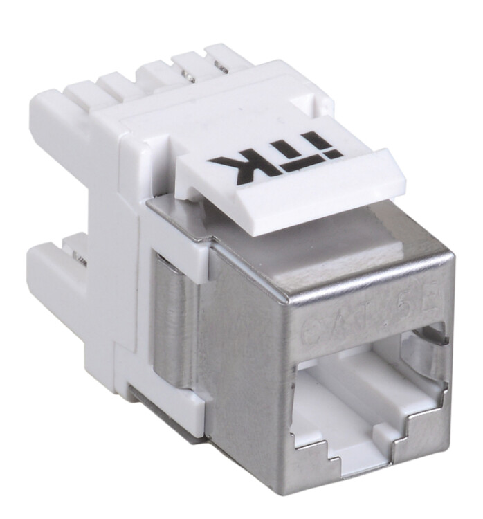 Модуль Keystone Jack кат.5E FTP, IDC Dual, вертикальная заделка | CS1-1C5EF-D2 | ITK