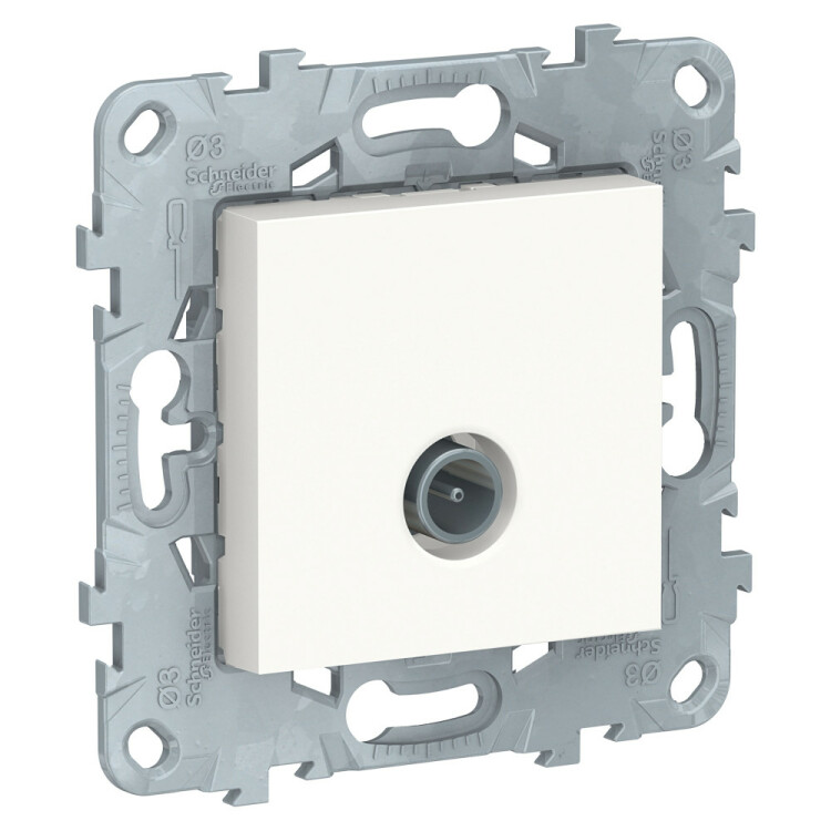 Unica New Белый Розетка TV, одиночная | NU546218 | Schneider Electric