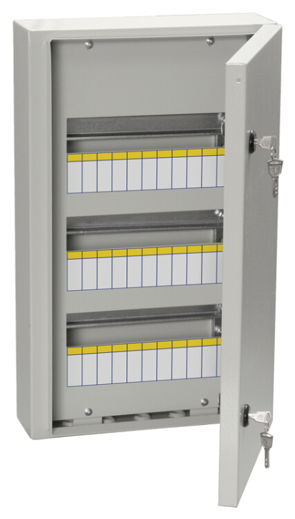 Корпус металлический ЩРн-36з-0 У2 IP54 (540x330x120) | MKM11-N-36-54-Z | IEK