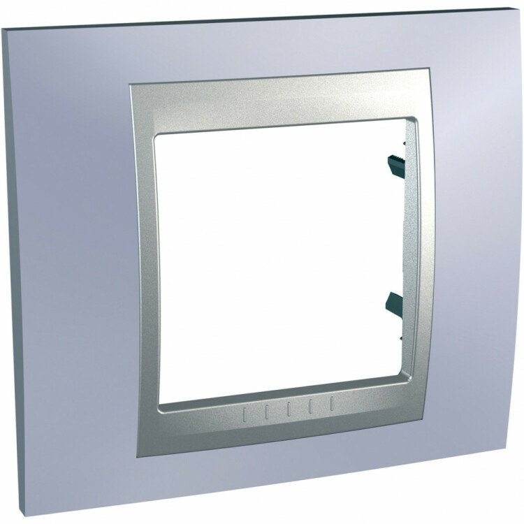 Unica TOP Берилл/Алюминий Рамка 1-ая | MGU66.002.098 | Schneider Electric