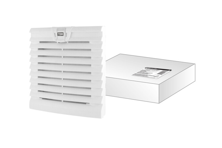 Вентиляционная решетка с фильтром для вентилятора ВФУ SQ0832-0111 (152 мм) | SQ0832-0116 | TDM