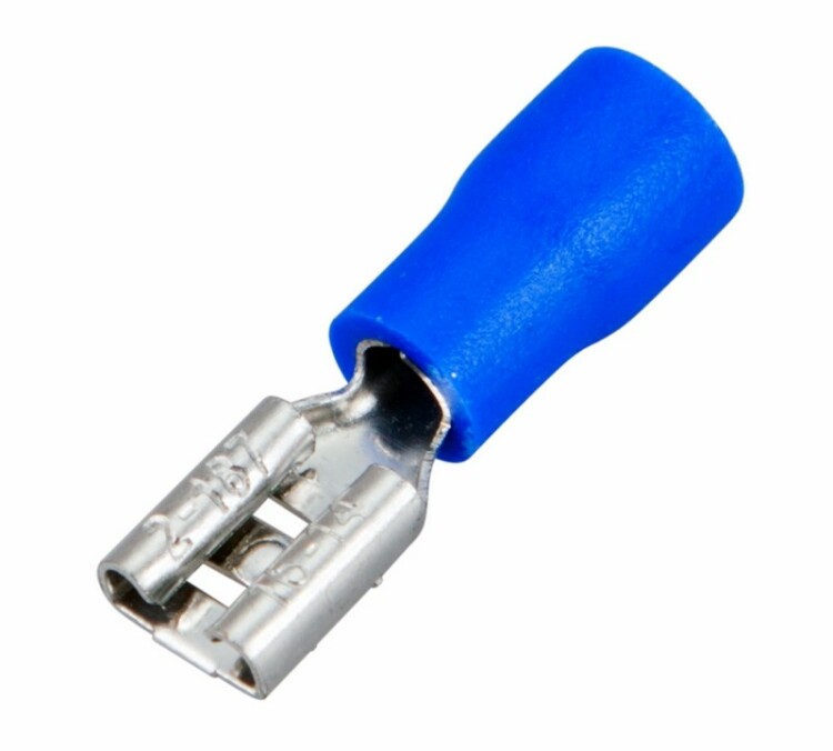 Клемма плоская изолированная гнездо 5.6 мм 1.5-2.5 мм? (РПи-м 2.5-(4.8)/РПИм 2-5) | 08-0432 | REXANT