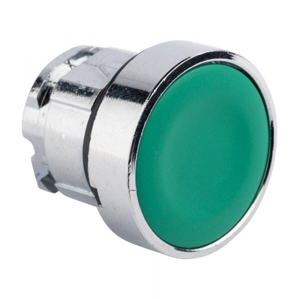 Исполнительный механизм кнопки XB4 зеленый плоский возвратный без фиксации, без подсветки EKF PROxima | XB4BA-G | EKF
