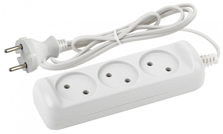 Удлинитель 3 гнезда 1,5м б/з UX-3-1,5m 1300Вт | Б0029839 | ЭРА