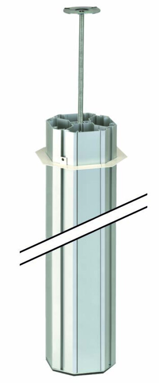 Simon Connect Колонна 4-сторонняя под модуль К45, 3 м, упор в потолок до 0,5 м, алюминий | ALK5400-8 | Simon