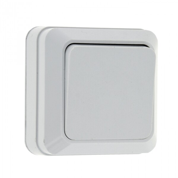 Рим Выключатель 1-клавишный 10А белый EKF | ENV10-021-10 | EKF