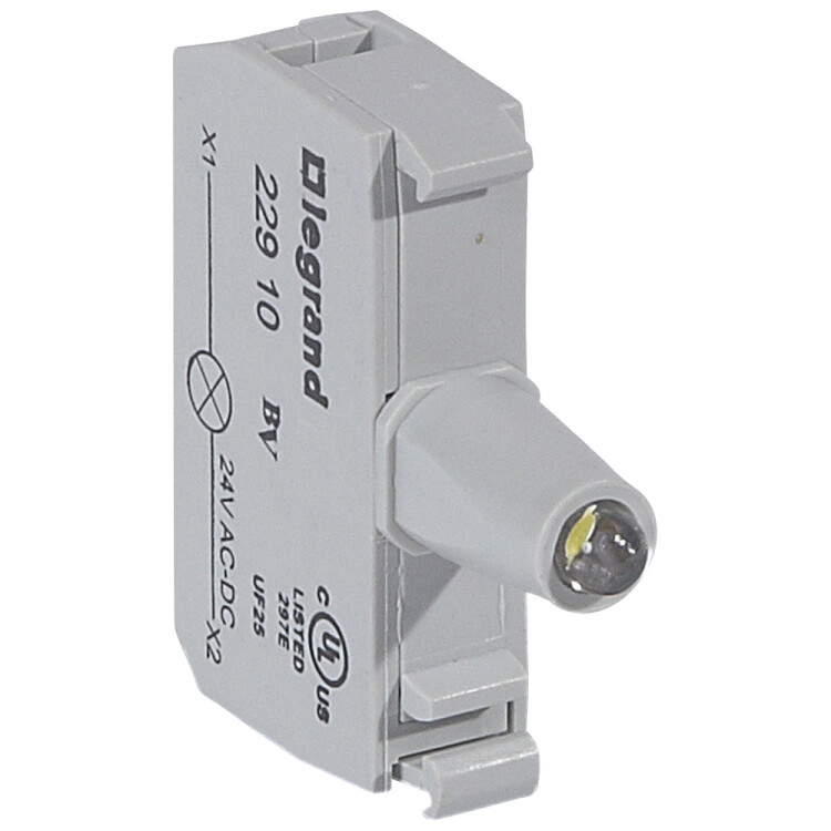 Блок подсветки для индикаторных кнопок и диффузоров - Osmoz - для комплектации - под винт - 24В~/= - белый | 022910 | Legrand