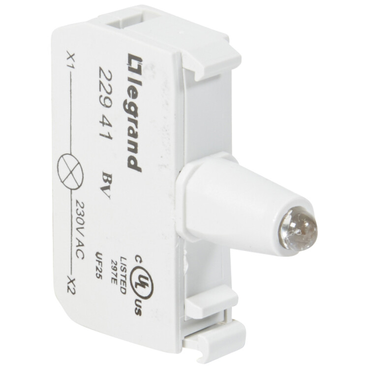 Блок подсветки для индикаторных кнопок и диффузоров - Osmoz - для комплектации - под винт - 230 В~ - красный | 022941 | Legrand