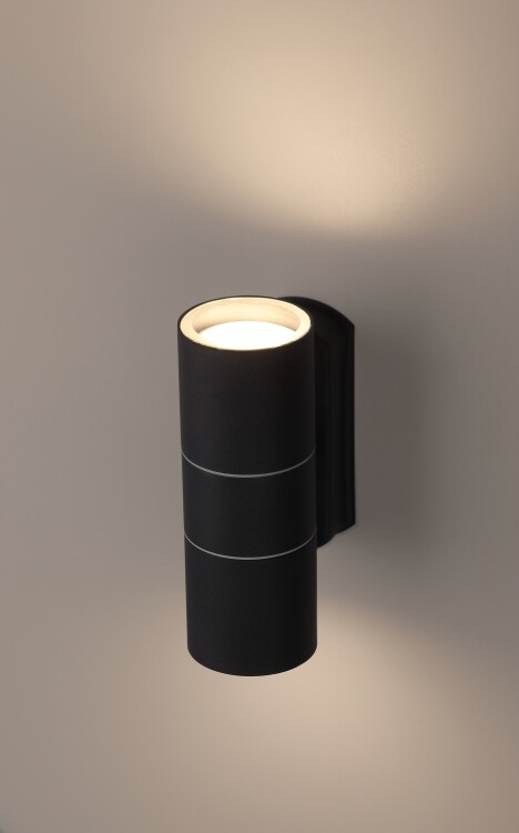 WL28 BK Декоративная подсветка ЭРА Декоративная подсветка 2*GU10 MAX35W IP54 черный | Б0034634 | ЭРА