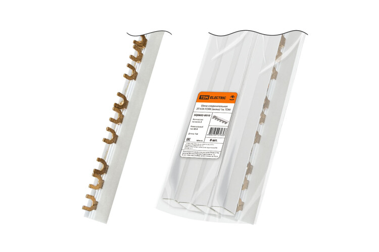 Шина соединительная 2П 63A FORK (вилка) 1м. | SQ0802-0010 | TDM