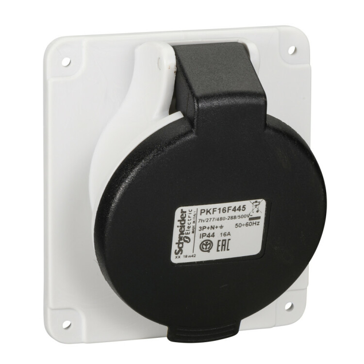 РОЗ ПАНЕЛ УГЛ ВИНТ 16A 3PNE 480-500 IP44 | PKF16F445 | Schneider Electric
