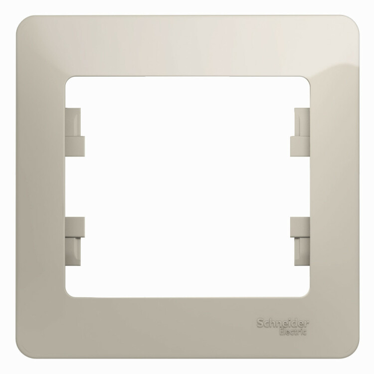 Glossa Молочный Рамка 1-ая | GSL000901 | Schneider Electric