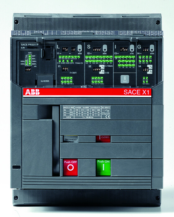 Выключатель автоматический стационарный X1B 1000 PR332/P LSI In=1000A 3p F F + PR330/D-M|1SDA062357R7| ABB