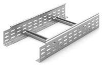 Лоток лестничный 300х100х3000х1,5мм, замковый | НЛО 300х100 | OSTEC