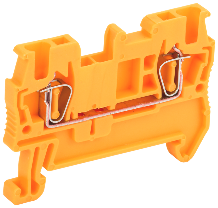 Клемма пружинная КПИ 2в-1,5 17,5А оранжевая | YZN11-001-K09 | IEK