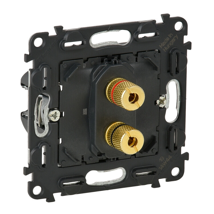 Valena Мех IN'MATIC Аудиорозетка 1-ая "банан" | 753076 | Legrand