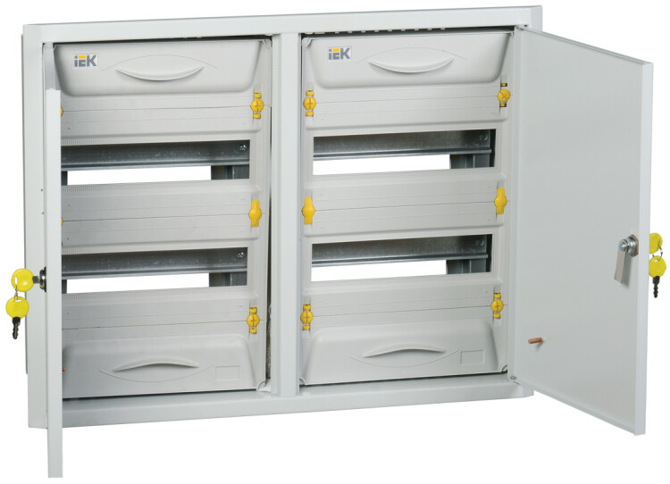 Корпус металлический ЩРв-2х24зк-1 36 IP31 (480x662x138) UNIVERSAL | MKM12-V-2x24-31-ZK-U | IEK
