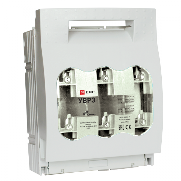Выключатель-разъединитель УВРЭ 250А откидного типа под предохранители ППН (габ.1) EKF PROxima | uvre-250 | EKF