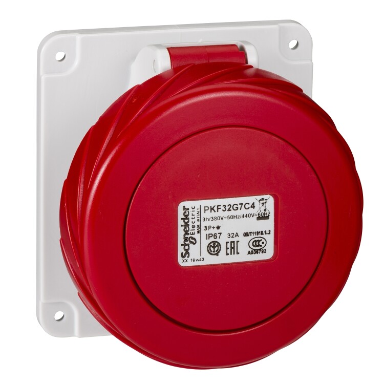 ПАНЕЛ РОЗ ВИНТ 32A 3P-E 400-440 IP67 | PKF32G7C4 | Schneider Electric