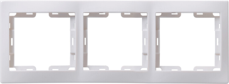 РВ-3-КБ Рамка 3местн. верт. КВАРТА (белый) | EMK31-K01-DM | IEK