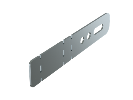 Держатель двускатной крышки, цинк-ламельный (аналог горячеоцинкованный) | UKH500HDZL | DKC