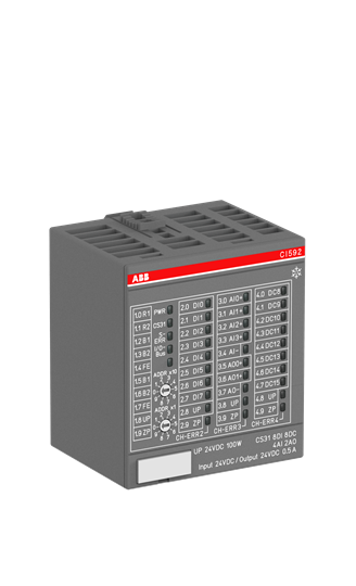 Модуль интерфейсный, 8DI/8DC/4AI/2AO, CI592-CS31-XC | 1SAP421200R0001 | ABB