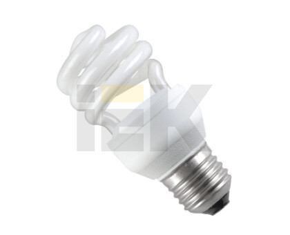 Лампа энергосберегающая КЛЛ 11Вт Е27 827 спираль КЭЛ-S | LLE20-27-011-2700-T2 | IEK