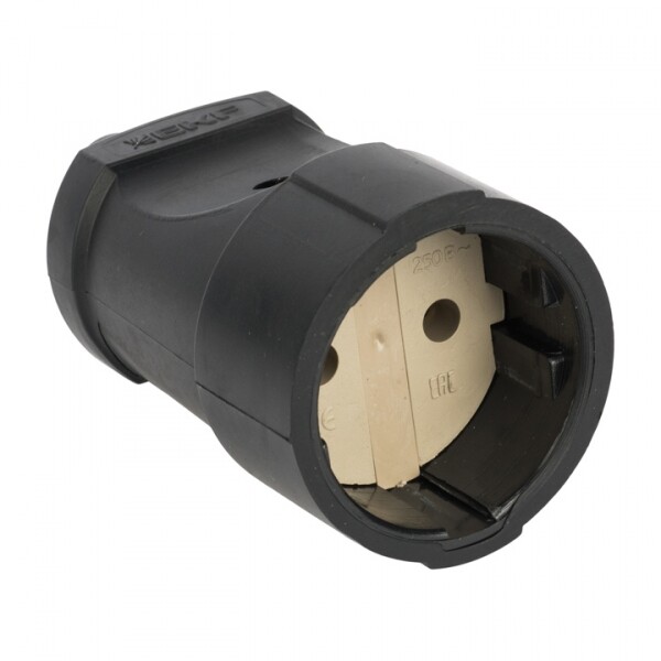 Гнездо штепсельное б/з черн. ПВХ 10A 250B EKF PROxima | ASGO10-30 | EKF