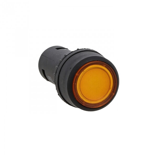 Кнопка SW2C-10D с подсветкой желтая NO 24В EKF PROxima | sw2c-md-y-24 | EKF
