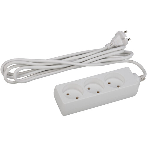 Удлинитель U-3-7m без заземл., 2x0.75мм2, 3гн, 7м (10/420) |Б0019253 | ЭРА