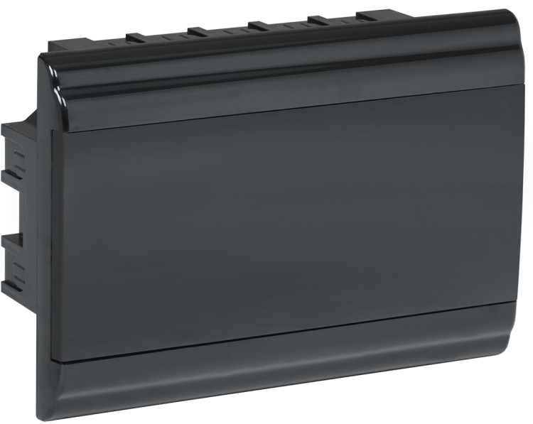 Корпус модульный пл. встр. ЩРВ-П-12 PRIME черный IP41 | MKP13-V-01-12-41-K02 | IEK