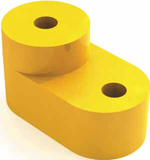 Изолятор угловой для установки нулевой шины | 32254DEK | DEKraft