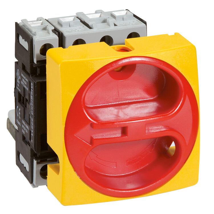 Выключатель-разъединитель - для скрытого монтажа - 4П - зажим нейтрали слева - 20 A | 022118 | Legrand
