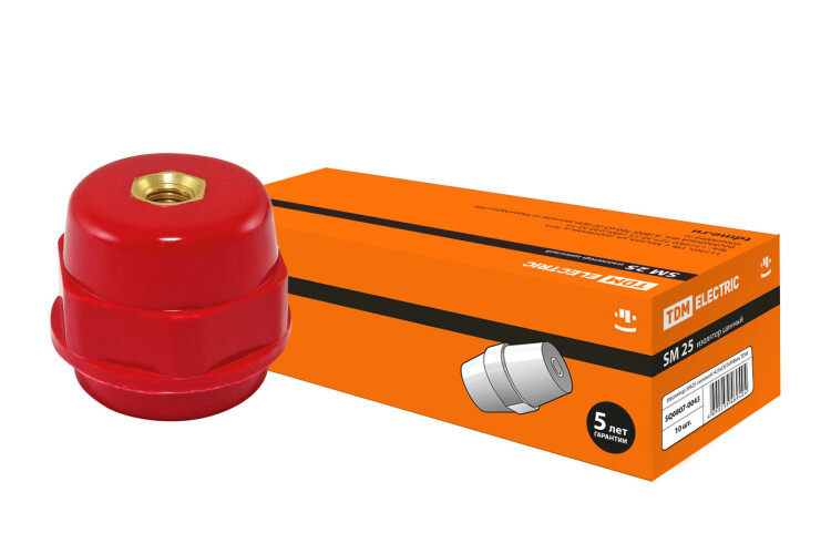 Изолятор SM25 силовой Н25хD27хМ8мм | SQ0807-0043 | TDM