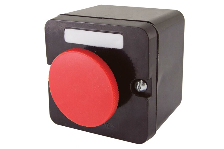Пост кнопочный ПКЕ 222-1 красный гриб IP54 | SQ0742-0008 | TDM
