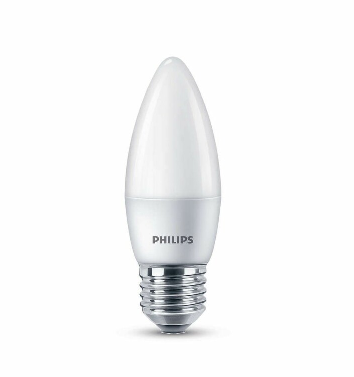 Лампа светодиодная LED ESSLED Candle 6.5-75W E27 827 B35ND | 929001886707 | PHILIPS