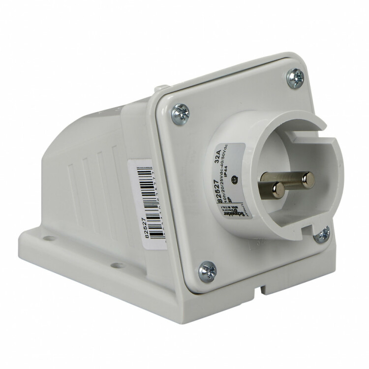 НАСТЕННАЯ ВИЛКА ВИНТ 32A 2P 24/48V IP44 10ч | 82527 | Schneider Electric