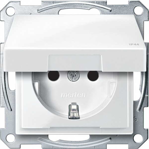 МЕХ-М РОЗЕТКИ С КРЫШК. З/К, С/Ш IP 44 | MTN2314-0319 | Schneider Electric
