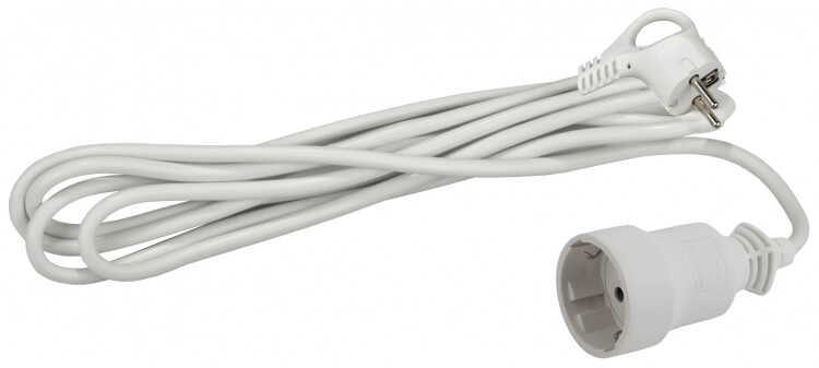 Удлинитель Россия UX-1е-5m Удлин-ль с заземл, 1гн, 5м, ПВС, 3x0.75мм2, 10А | Б0039818 | ЭРА