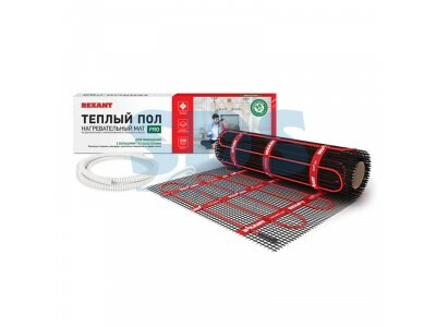 Тёплый пол (нагревательный мат) PRO (RNX-10,0-2200 площадь 10,0 м? (0,5х20,0 м)), 2200 Вт, двухжильный с экраном | 51-0023 | REXANT