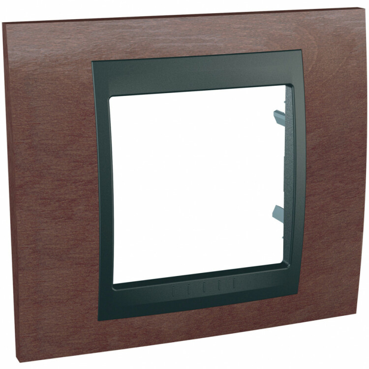 Unica TOP Табак/Графит Рамка 1-ая | MGU66.002.2M4 | Schneider Electric