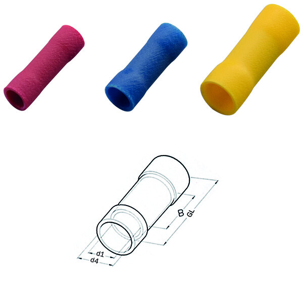 Соединитель параллельный, изолированный 0,5-1 мм? (упак.100шт) | 263360 | Haupa