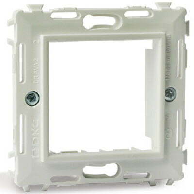 Каркас на 2 модуля (одноместный). слоновая кость. RAL9001 | 75020SL | DKC