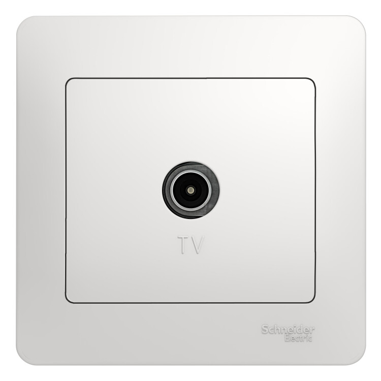 Glossa Белый Розетка TV (в сборе) | GSL000196 | Schneider Electric