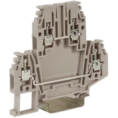 DBC.2GR, проходной зажим серый 2 уровня 2,5 кв.мм | ZDB100GR-RET | DKC