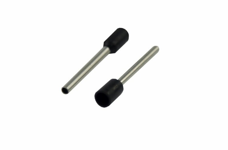 Наконечник штыревой втулочный изолированный F-18 мм 1.5 мм? (НШВи 1.5-18) черный | 08-1816 | REXANT