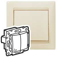Valena Сл. кость Переключатель 2-клавишный IP44 | 774198 | Legrand